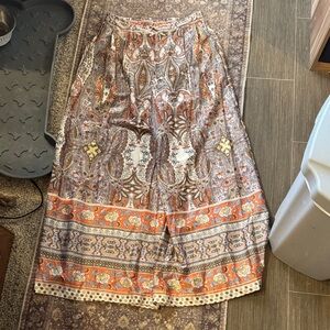 Bohemian Paisley pants M- Multicolor